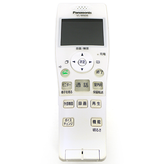 【中古】Panasonic　どこでもドアホン ワイヤレスモニター子機 VL-W606　本体のみ