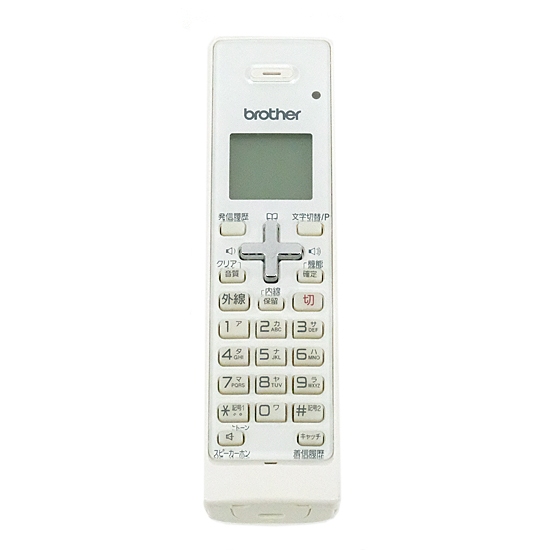 【中古】BROTHER　増設用子機　BCL-D110　本体のみ　電池カバーなし