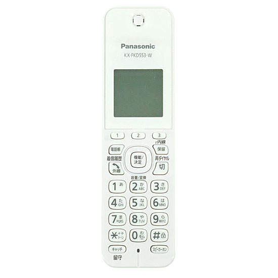 【中古】Panasonic　増設子機　KX-FKD553-W　本体のみ
