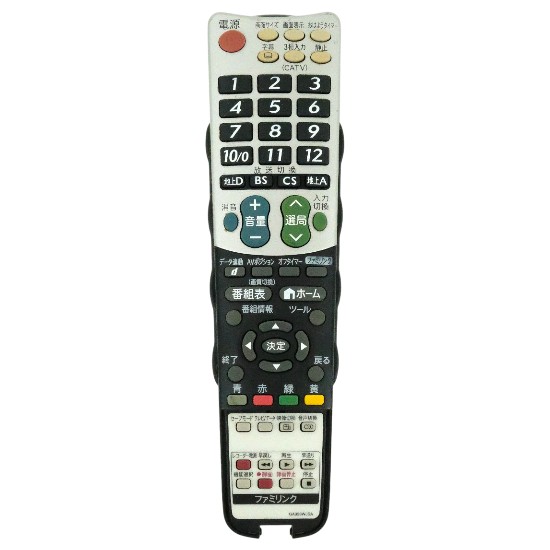【中古】SHARP製　液晶テレビ用 リモコン GA933WJSA　前面カバーなし