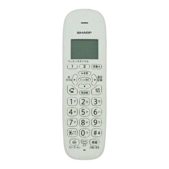 【中古】SHARP　増設子機　JD-KE110　バッテリーなし