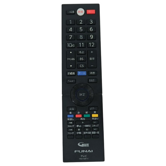 【中古】フナイ　液晶テレビリモコン　FRM-109TV　NH703JP　本体いたみ