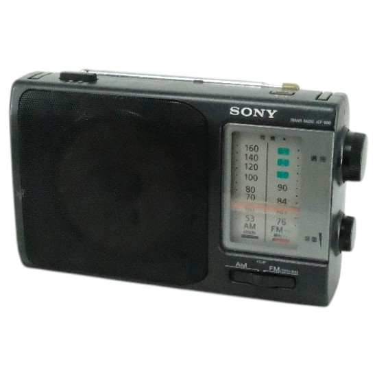 【中古】SONY　FM/AMポータブルラジオ　ICF-800　訳あり