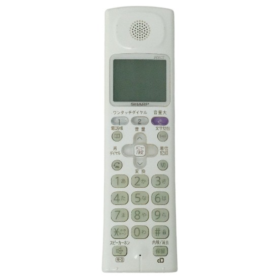 【中古】SHARP　電話子機　JD-KS211V　本体のみ　本体いたみ