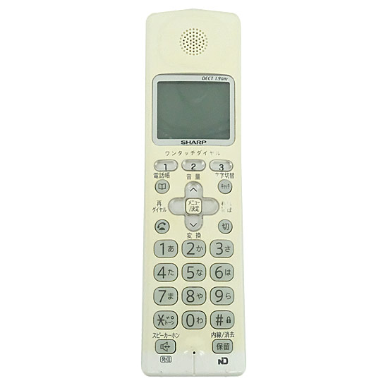 【中古】SHARP　増設子機　JD-KS200　本体のみ　本体いたみ