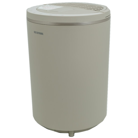 【中古】アイリスオーヤマ　スチーム式加湿器 600ml　KHM-MHU601-C　ライトモカ　展示品