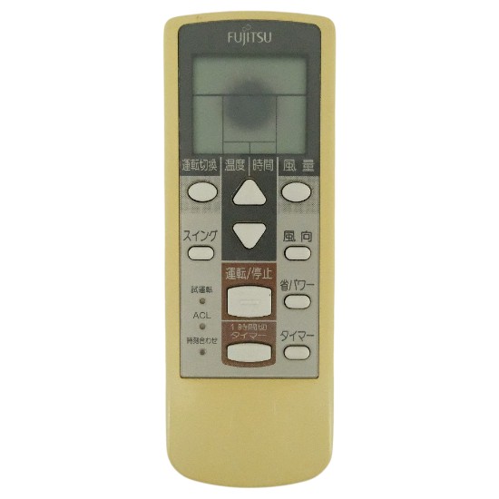 【中古】FUJITSU　エアコンリモコン　AR-GJ1　本体・液晶画面いたみ