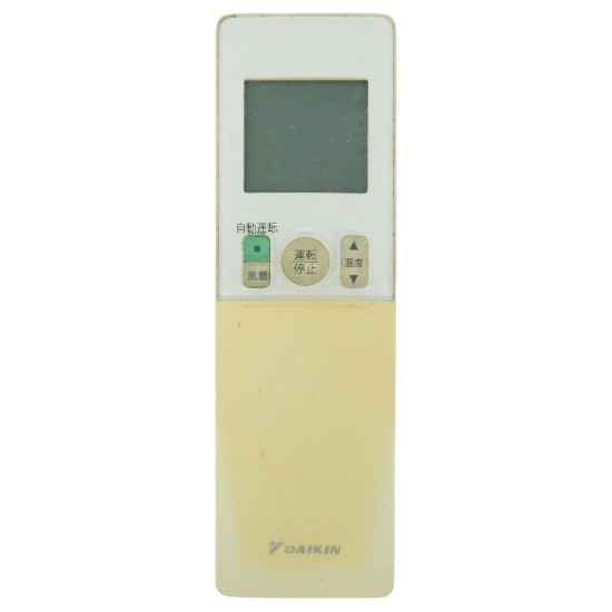 【中古】DAIKIN　エアコンリモコン　ARC476A19　液晶画面いたみ