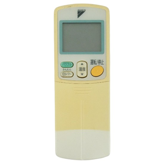 【中古】DAIKIN　エアコンリモコン　ARC432A4　液晶画面いたみ