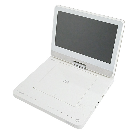 【中古】TOSHIBA　ポータブルBDプレーヤー　SD-BP900S　本体のみ　液晶画面いたみ