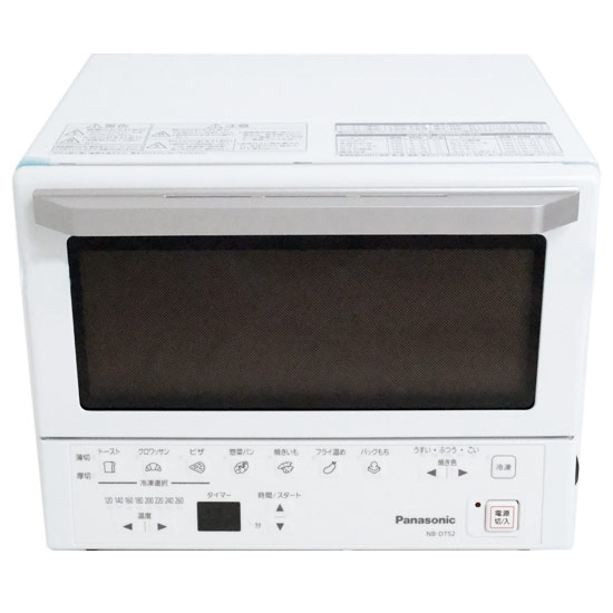 【中古】Panasonic　コンパクトオーブン NB-DT52-SD　ホワイト　いたみ　展示品