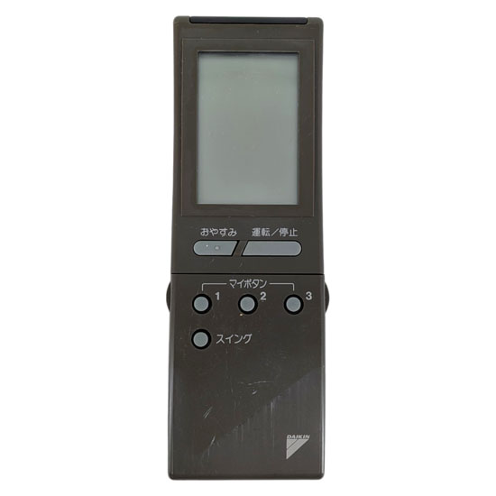 【中古】DAIKIN　エアコンリモコン　KRC114-16