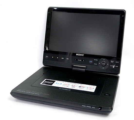 【中古】SONY　ポータブルブルーレイディスク　BDP-SX1　本体いたみ