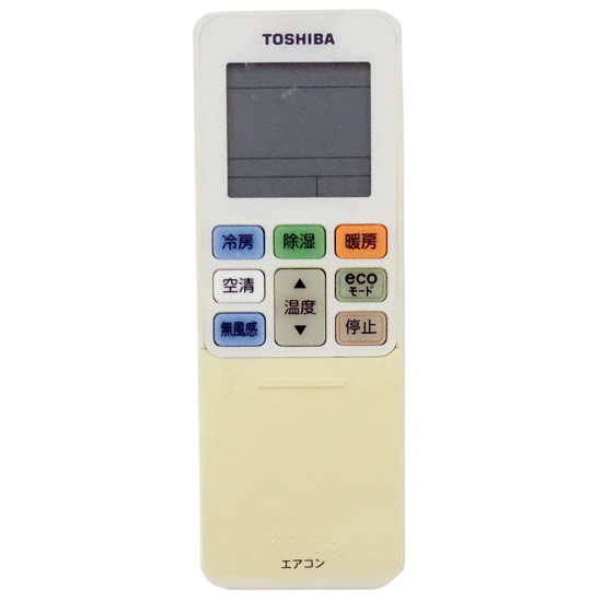 【中古】TOSHIBA　エアコンリモコン　RG101B4/J