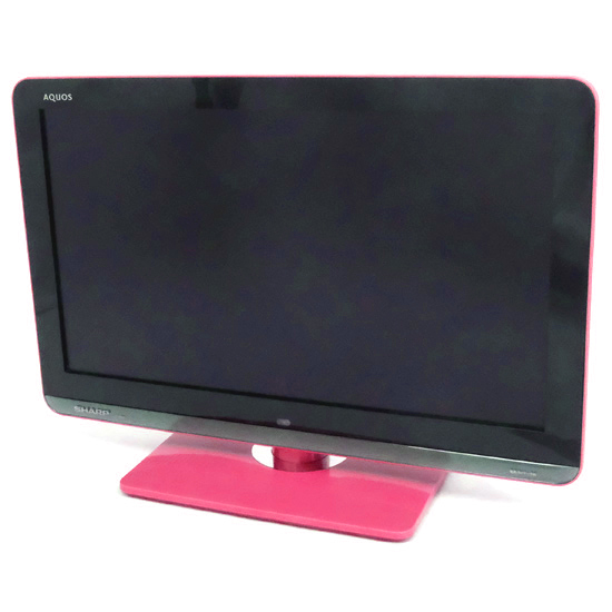 【中古】SHARP　19V型 ハイビジョン液晶テレビ AQUOS　LC-19K3-P　ピンク