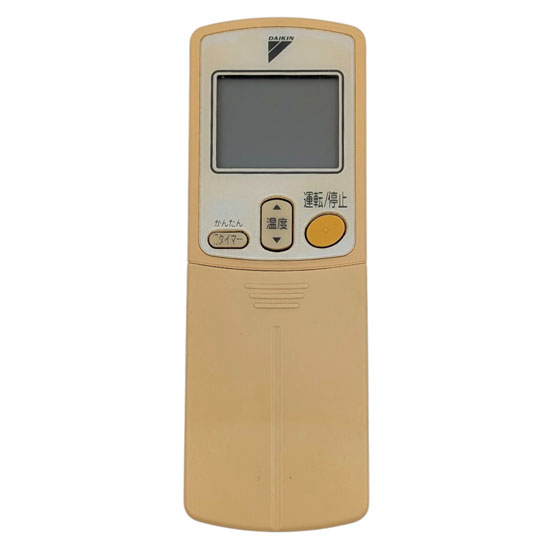 【中古】DAIKIN　エアコンリモコン　ARC422A7　本体いたみ