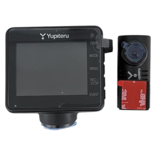 【中古】YUPITERU　全方向対応 360度カメラ+リアカメラ搭載 ドライブレコーダー　marumie Q-31R　未使用