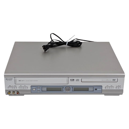 【中古】SHARP　ビデオ一体型DVDプレーヤー　DV-NC550　本体のみ