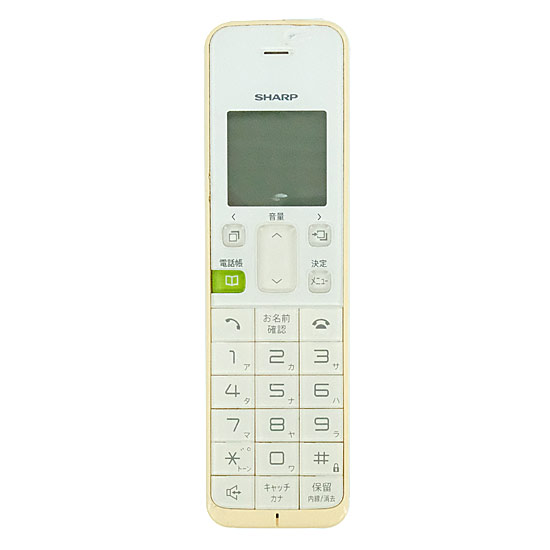 【中古】SHARP　デジタルコードレス電話機　JD-KS07　本体のみ