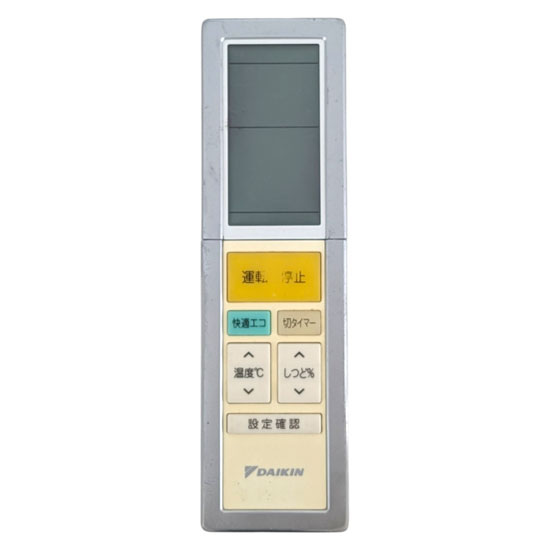 【中古】DAIKIN　エアコンリモコン　ARC456A13　本体いたみ
