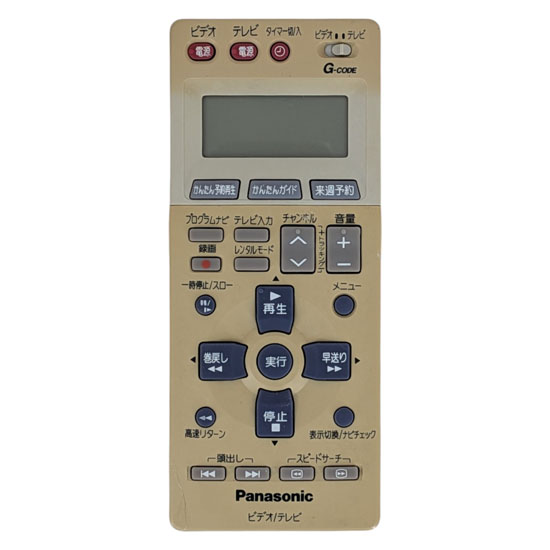 【中古】Panasonic　ビデオリモコン　EUR7906KJ0