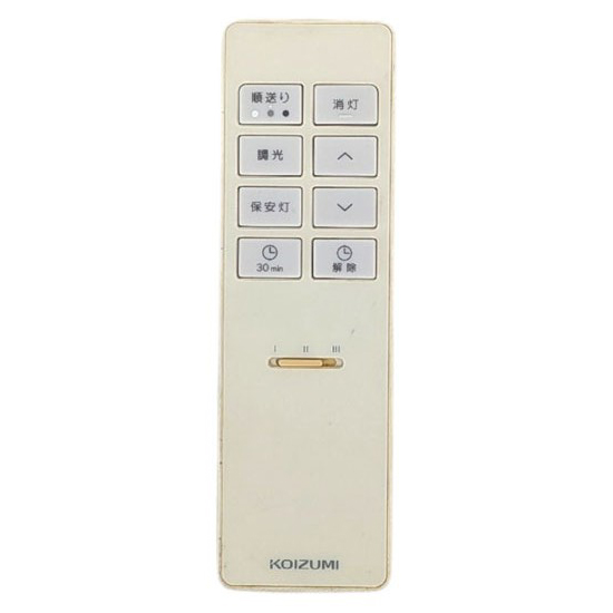 【中古】KOIZUMI　照明用リモコン　KRH-TA-8A　49KE0187