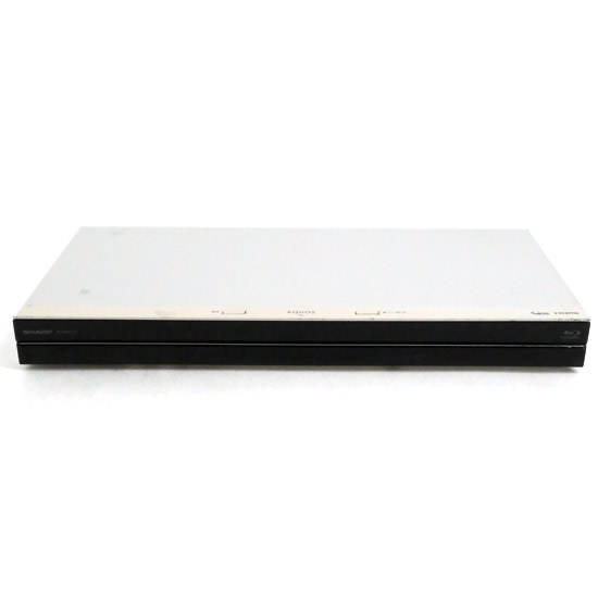 【中古】SHARP　AQUOS ブルーレイディスクレコーダー 1TB 2チューナー　BD-WW1200　ホワイト　本体いたみ　リモコンなし