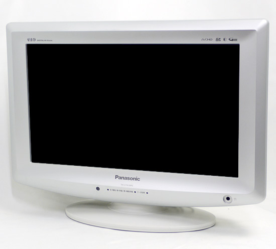 【中古】Panasonic　17V型 液晶テレビ　VIERA TH-L17X10PS　ホワイト　リモコンなし　本体いたみ