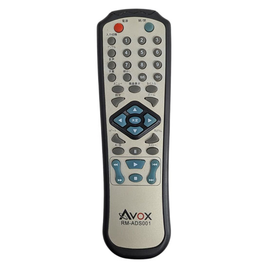 【中古】AVOX　DVDプレーヤー用リモコン　RM-ADS001