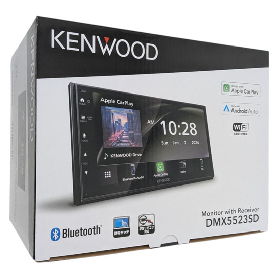 【中古】KENWOOD　ディスプレイオーディオ　DMX5523SD　未使用