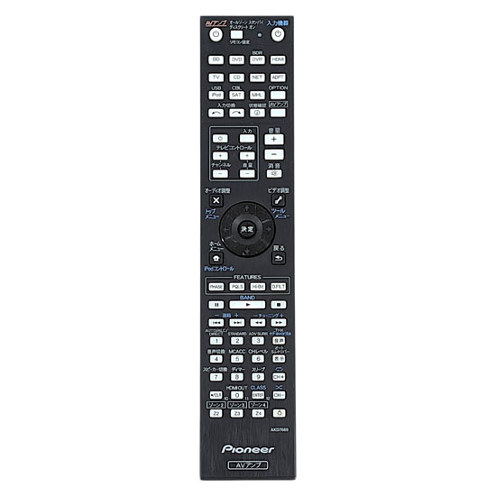 【中古】PIONEER　オーディオリモコン　AXD7669