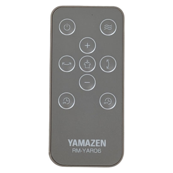 【中古】YAMAZEN　サーキュレーター用リモコン　RM-YAR06　ブラウン