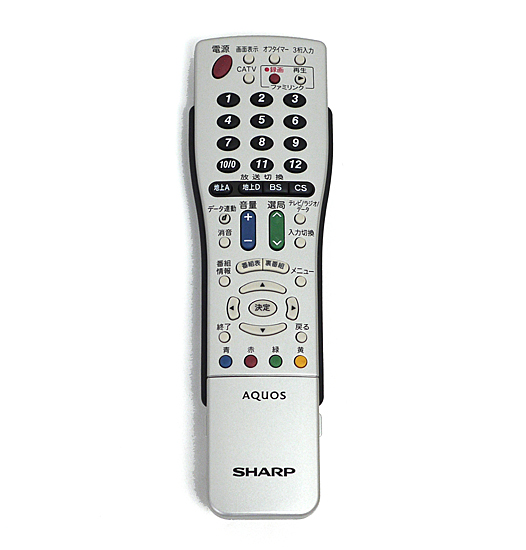 【中古】SHARP　テレビリモコン　GA661WJSA　美品