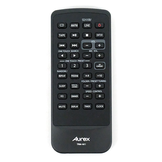 【中古】TOSHIBA　Aurex オーディオリモコン　TRM-AK1