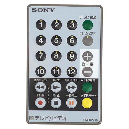 【中古】SONY　テレビリモコン　RM-KP30U