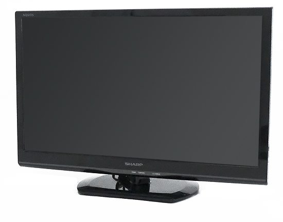 【中古】SHARP　22V型 液晶テレビ AQUOS 2T-C22AD-B　ブラック　2018年製　リモコンなし