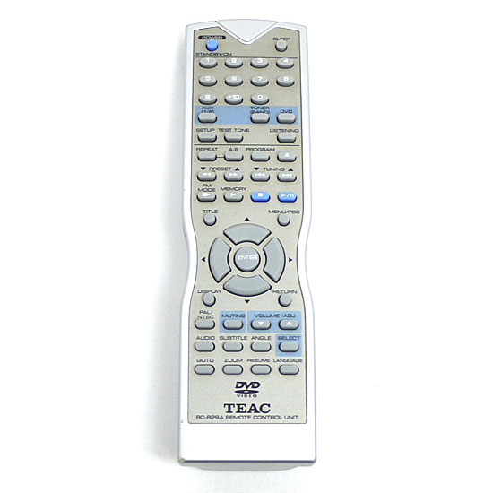 【中古】TEAC　オーディオリモコン RC-829A　本体いたみ