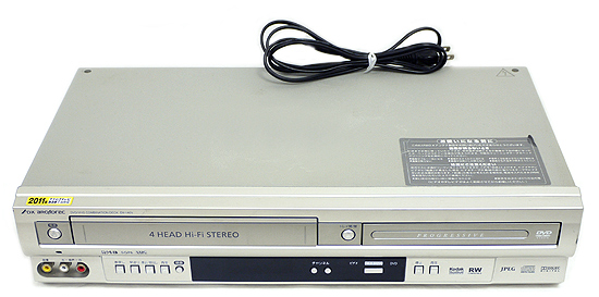 【中古】DXアンテナ製　VHS付きDVDプレーヤー　DV-140V 元箱あり