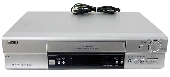 【中古】Victor　VHS Hi-Fiビデオ　HR-G13　リモコン付き
