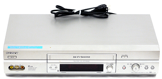 【中古】SONY　VHSビデオデッキ SLV-NX35　リモコン付き