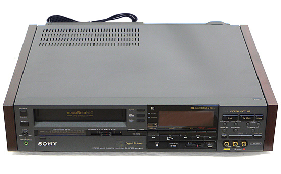 【中古】SONY　ベータビデオデッキ SL-HF95D