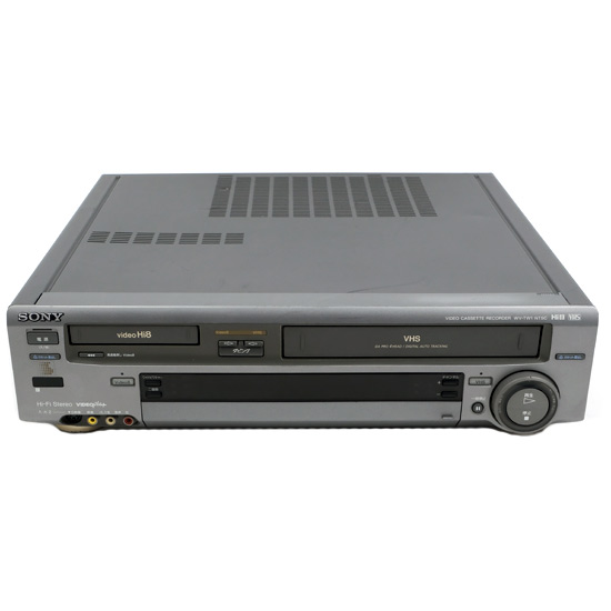 【中古】SONY　VHSビデオデッキ WV-TW1　訳あり