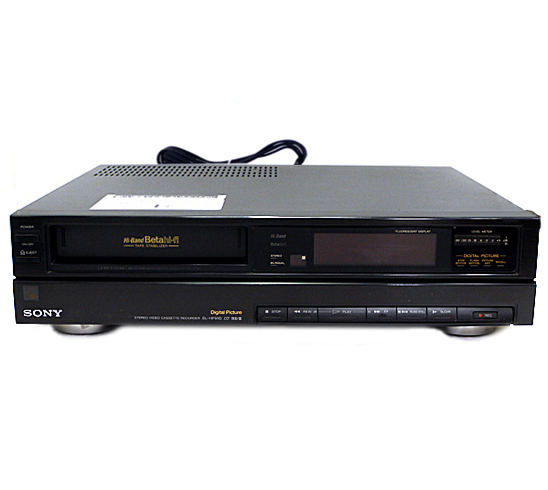 【中古】SONY　ベータビデオデッキ SL-HF91D